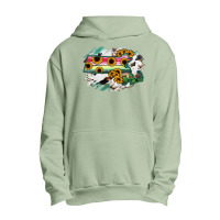 Massachusetts State Map Urban Pullover Hoodie | Artistshot