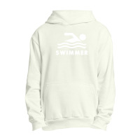 Youth Kids Swimming Swimmer Olympi Urban Pullover Hoodie | Artistshot