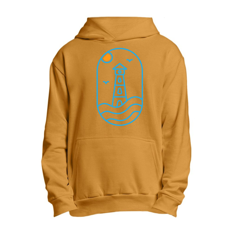 Ocean Waves 2 Urban Pullover Hoodie by VEKTORKITA | Artistshot