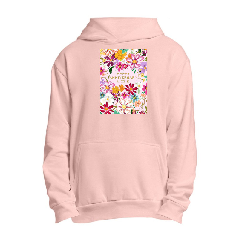 Happy Anniversary Lizzie Urban Pullover Hoodie | Artistshot