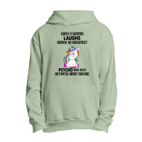 Funny Unicorn When A Woman Laughs During An Argument Urban Pullover Hoodie | Artistshot