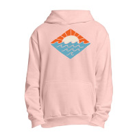 Sunset And Beach Urban Pullover Hoodie | Artistshot