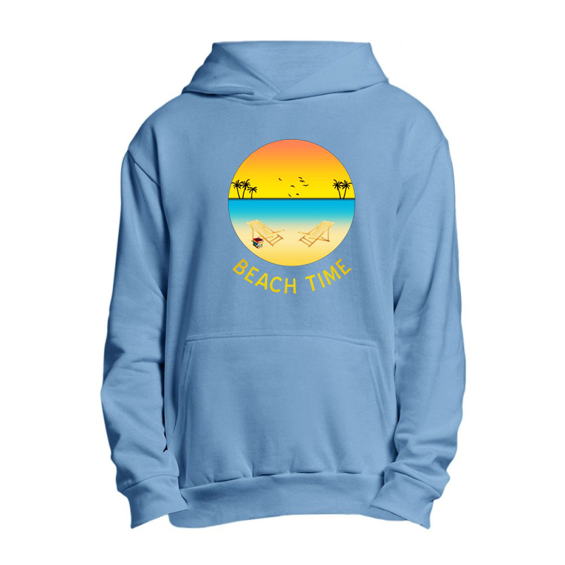 Beach Time At The Beach Classic Urban Pullover Hoodie | Artistshot