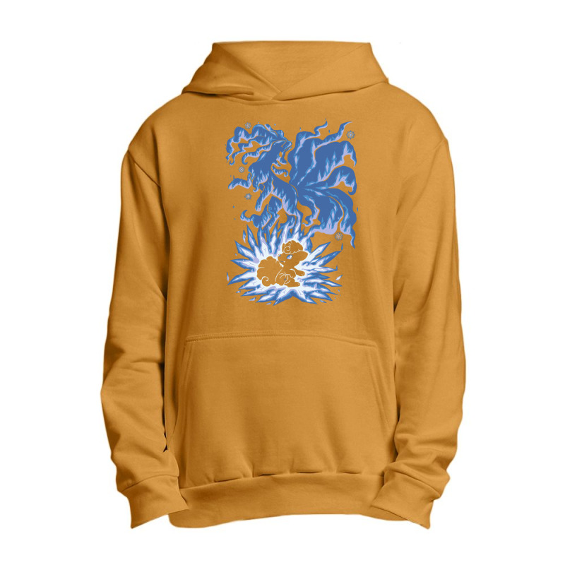 The Ice Tailed Fox Within Urban Pullover Hoodie | Artistshot