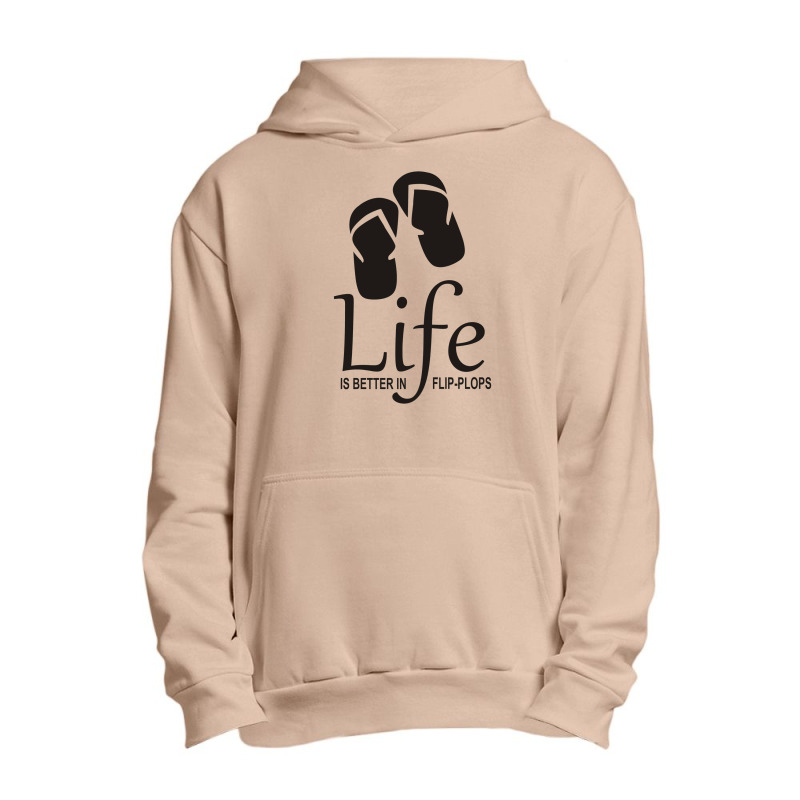 Funny Life Of Flip Plops Urban Pullover Hoodie | Artistshot