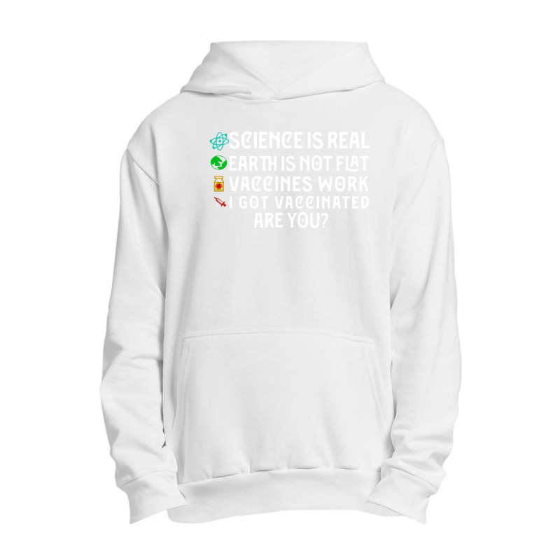 Pro Vaccine I Got Vaccinated Urban Pullover Hoodie by Agus w | Artistshot