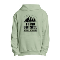 Think Outside No Box Urban Pullover Hoodie | Artistshot