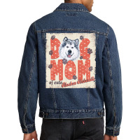 Alaskan Malamute Mom T  Shirt Dog Mom Of Cute Alaskan Malamute T  Shir Men Denim Jacket | Artistshot