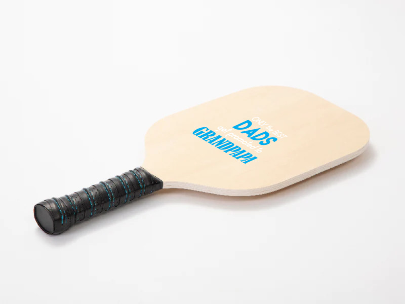 Only The Best Dads Get Promoted To Grandpapa Pickleball Paddle | Artistshot