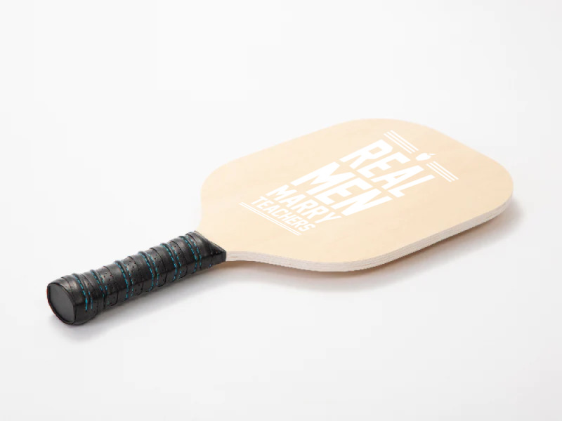 Real Men Marry Teachers Pickleball Paddle | Artistshot