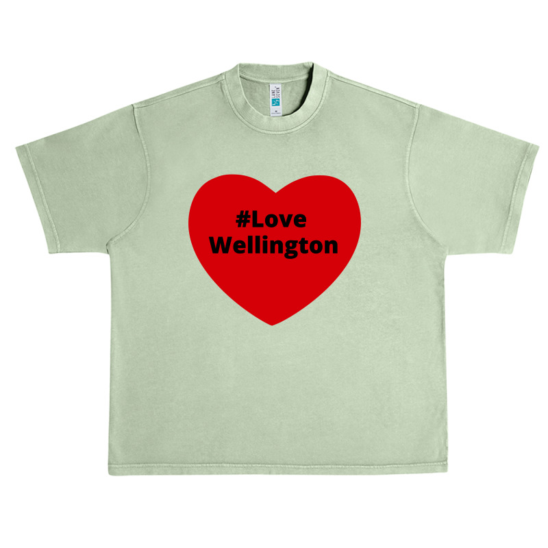 Love Wellington, Hashtag Heart, Love Wellington 2 Urban Heavy T-shirt | Artistshot