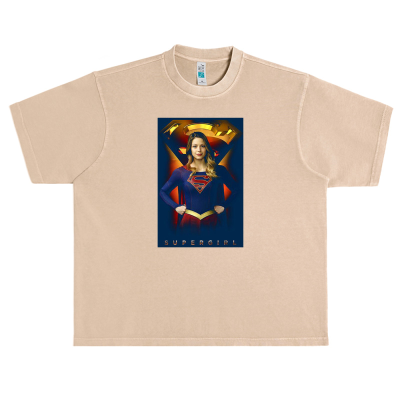 Supergirl, Standing Symbol, Urban Heavy T-shirt | Artistshot