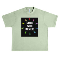 Stand With Farmers, Happy Christmas Urban Heavy T-shirt | Artistshot