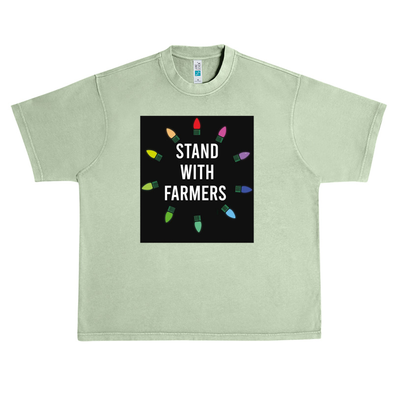 Stand With Farmers, Happy Christmas Urban Heavy T-shirt | Artistshot