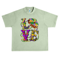 Mardi Gras Love With King Cake Urban Heavy T-shirt | Artistshot