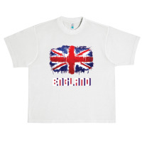 I Love England British English Union Jack Flag   Britain Urban Heavy T-shirt | Artistshot