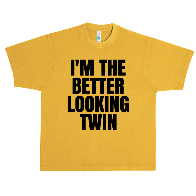 I'm The Better Looking Twin Urban Heavy T-shirt | Artistshot