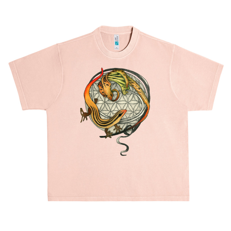 Orange Tailed Skink With Jack In The Pulpit T Shirt Urban Heavy T-shirt | Artistshot