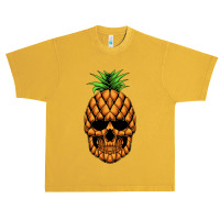 Pineapple Skull Head Vector Illustration Urban Heavy T-shirt | Artistshot