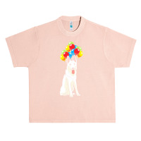 White Shepherd T  Shirt White Swiss Shepherd With Ballons Gift T  Shir Urban Heavy T-shirt | Artistshot