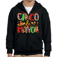 Cinco De Mayo Youth Zipper Hoodie | Artistshot