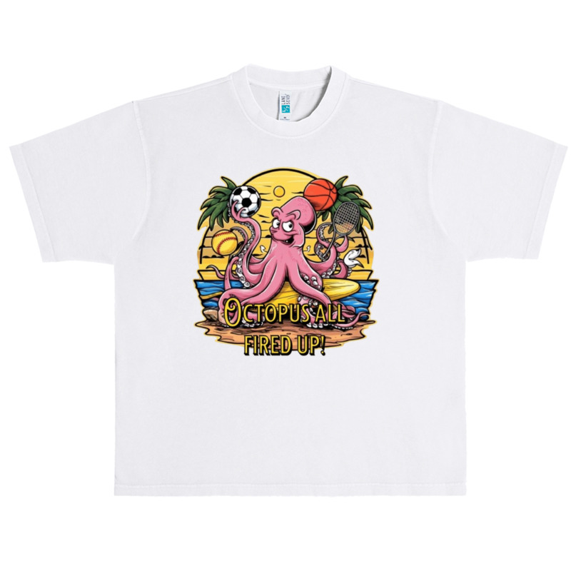 Octopus All Fired Up! Urban Heavy T-shirt | Artistshot