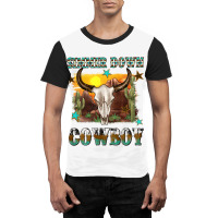 Simmer Down Cowboy Graphic T-shirt | Artistshot