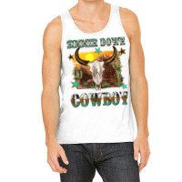 Simmer Down Cowboy Tank Top | Artistshot