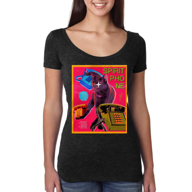 Spirit Phone   Lemon Demon Women's Triblend Scoop T-shirt by amilliondream | Artistshot