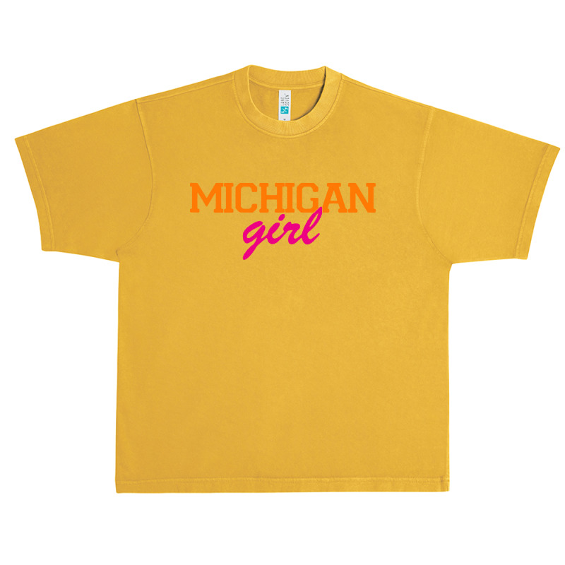 Michigan Girl Urban Heavy T-shirt | Artistshot