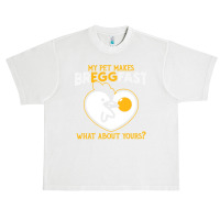 Chicken Cock My Pet Makes Breakfast Idea For A Chicken And Egg Lover 2 Urban Heavy T-shirt | Artistshot