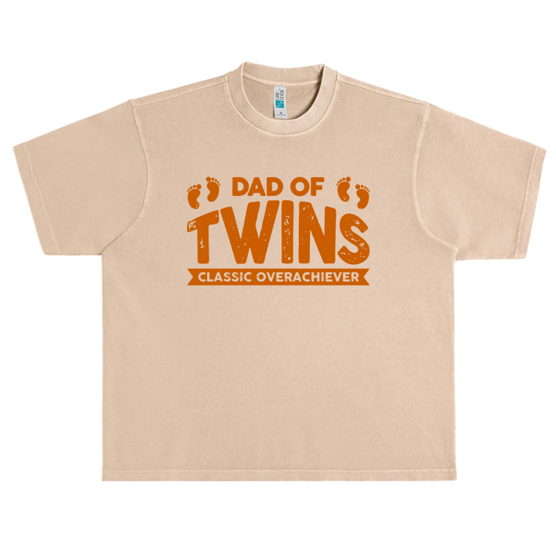 Dad Of Twins Classic Overachiever Urban Heavy T-shirt | Artistshot