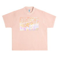 Cherry Blossom T  Shirt White And Brown Urban Heavy T-shirt | Artistshot