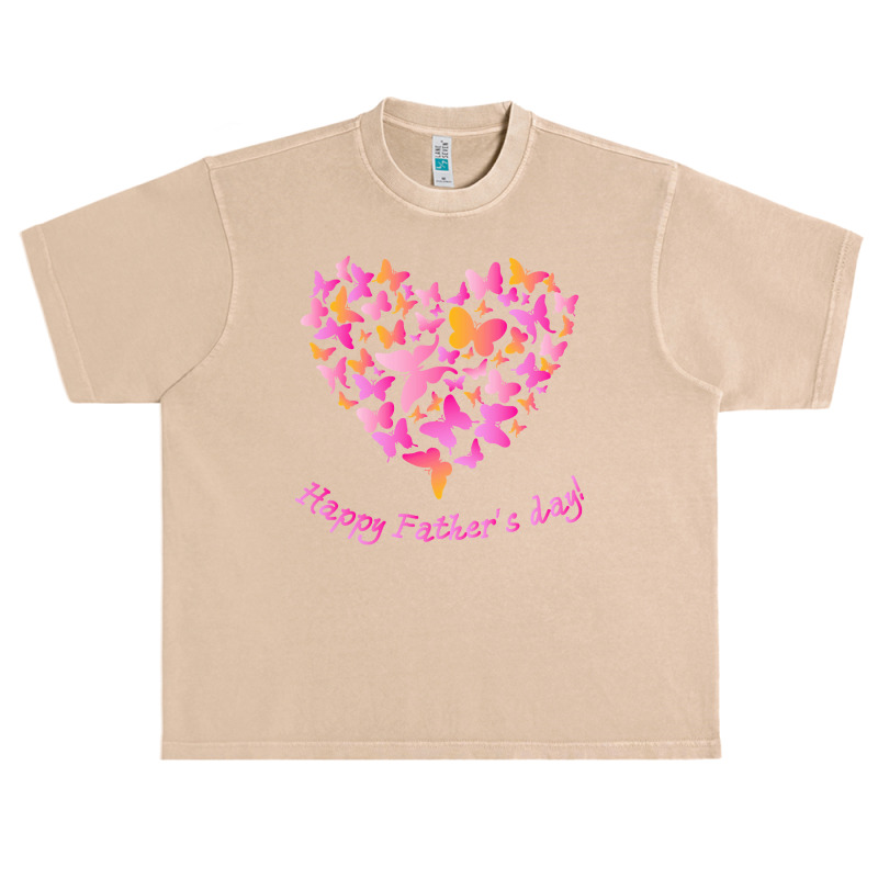 Father Day T  Shirt Happy Father Day Love Butterfly Urban Heavy T-shirt | Artistshot