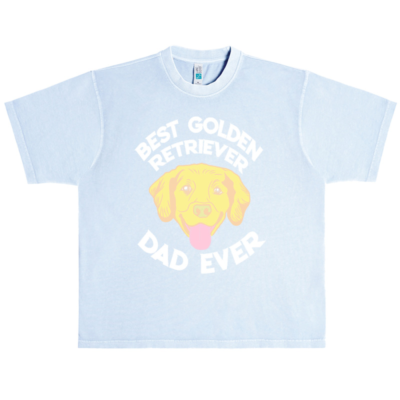 Best Golden Retriever Dad Ever T  Shirt Best Golden Retriever Dad Ever Urban Heavy T-shirt | Artistshot