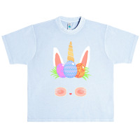 Easter Day T  Shirt Cute Easter Bunny Unicorn Eggs Gifts Kids Toddler Urban Heavy T-shirt | Artistshot