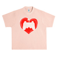 Gaming Apparel T  Shirt Heart Controller Gaming Lovers Awesome For Gam Urban Heavy T-shirt | Artistshot