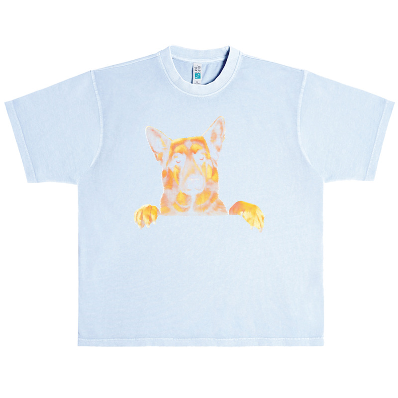 German Shepherd Dog Clothes T  Shirt Cute German Shepherd Dog Pocket S Urban Heavy T-shirt | Artistshot