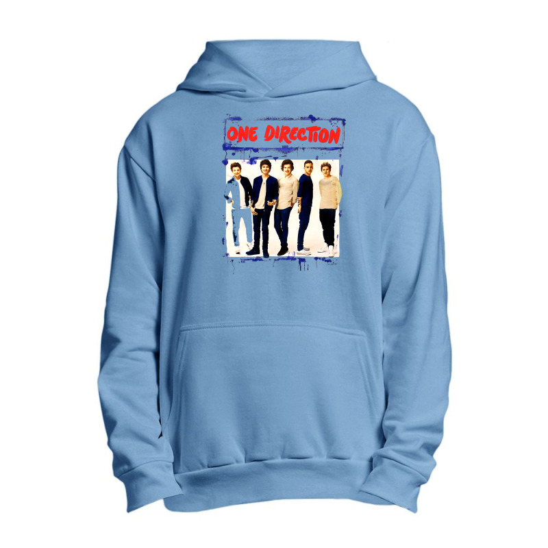 Spray Paint Blue 1 Direction Urban Pullover Hoodie | Artistshot