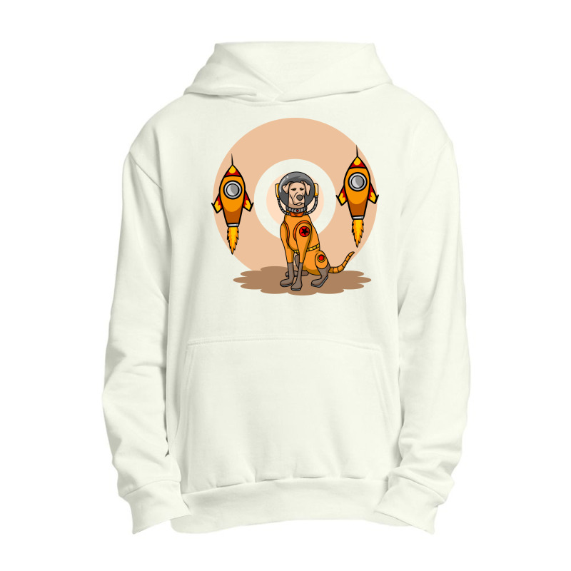 Cool Dog And Rockets Urban Pullover Hoodie | Artistshot