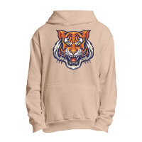 Angry Tiger Vector Urban Pullover Hoodie | Artistshot