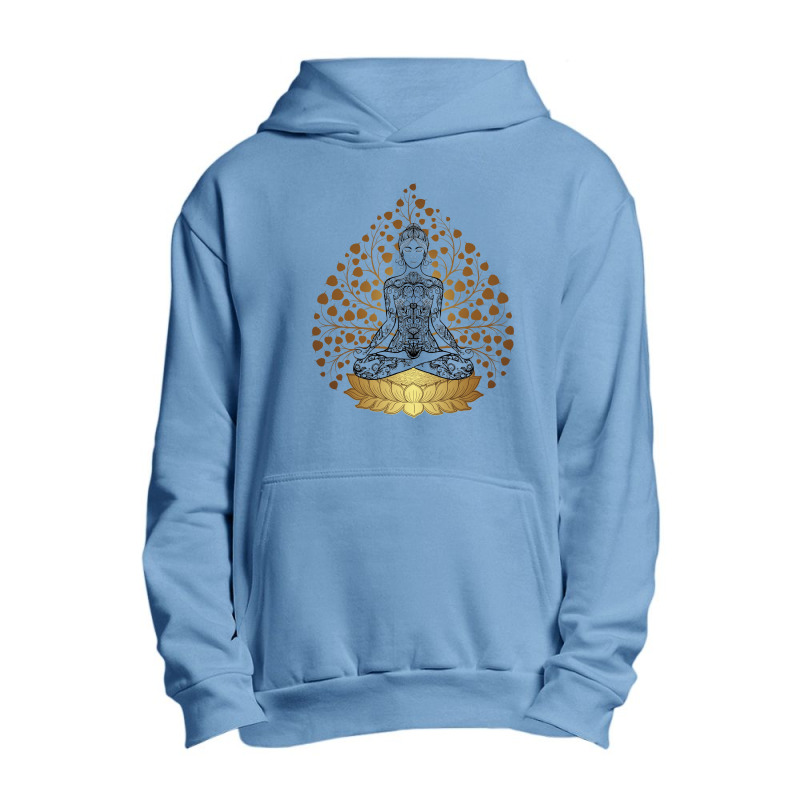 Lotus Flowers Lady Urban Pullover Hoodie by Pompoyo | Artistshot