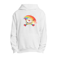 Nothing Is Real God Is Dead Faded 80s Nihilist Rainbow Design   Nothin Urban Pullover Hoodie | Artistshot