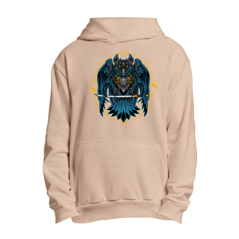 Mecha Owl Urban Pullover Hoodie by Aexelfial | Artistshot