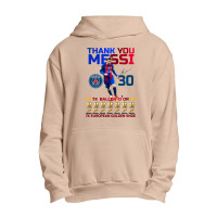 Ballon D'or 2021 Thank You Messi 30 Number 7x Golden Shoe Urban Pullover Hoodie | Artistshot