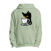 Coffee Cat Urban Pullover Hoodie | Artistshot