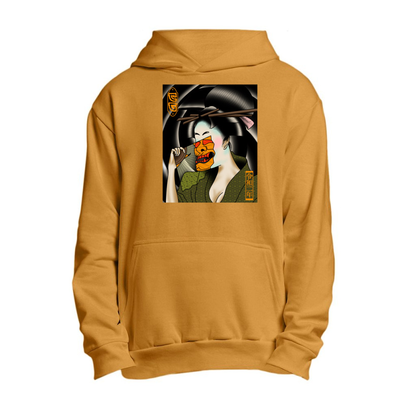 Geisha 2 Urban Pullover Hoodie | Artistshot