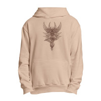 Geometric Angel Urban Pullover Hoodie | Artistshot