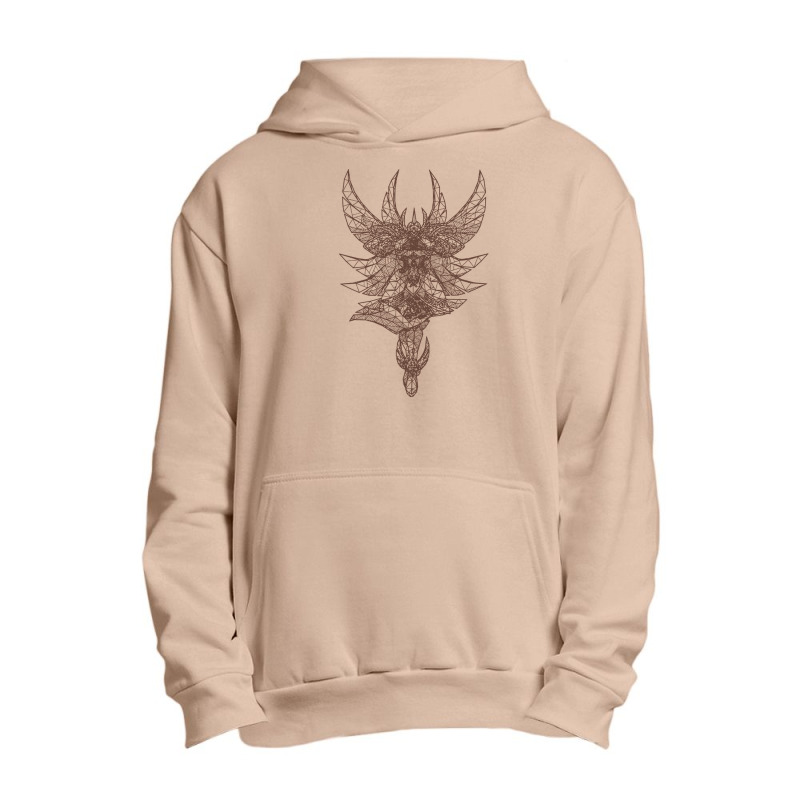 Geometric Angel Urban Pullover Hoodie | Artistshot