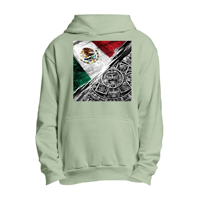 Mexiccan Aztec Cross Flag Urban Pullover Hoodie | Artistshot